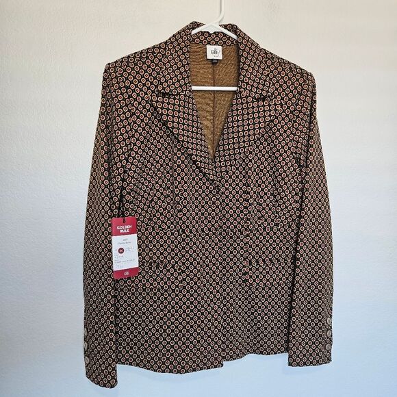 NWT Cabi | Dandy Blazer Medallion Print 4677, Womens Medium - Picture 3 of 8
